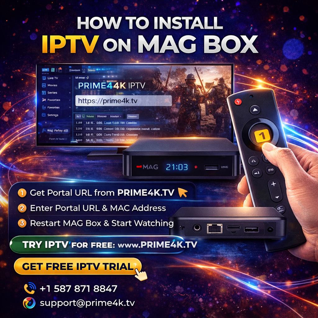 How to Install IPTV on MAG Box (Easy Step-by-Step Guide)