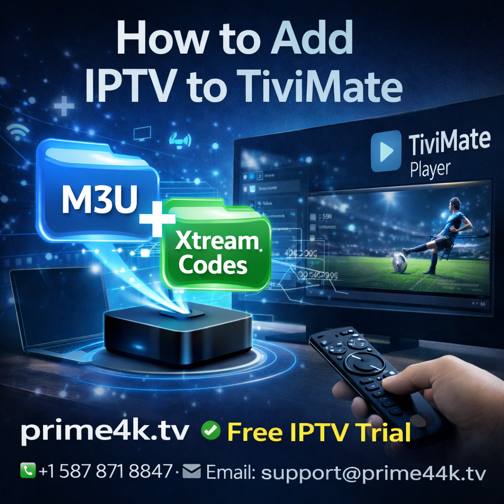 How to Add IPTV to TiviMate?